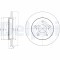 DELPHI BG4233 Disc frana