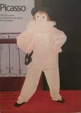 1979 Pierrot, Original Picasso Poster - expozitia de la Grand Palais, 60x43 cm
