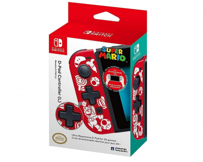 Controller HORI D-Pad (L) Super Mario Nintendo Switch - RESIGILAT