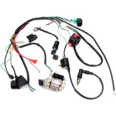 Instalatie electrica completa ATV 50cc 70cc 90cc 107cc 110cc 125cc schema