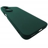 Husa silicon TPU Matte verde inchis pentru Honor 90 Lite