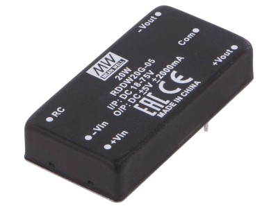 Convertor DC/DC 20W 18-75V 5V/-5V foto