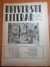 universul literar 11 martie 1945-camil baltazar foto