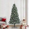 VidaXL Pom de Crăciun artificial pre-luminat cu set de bile 240 cm 3396192
