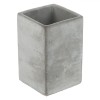 Suport Periute de Dinti Ciment Gri Deschis 7x7x11cm Patrat - Design Modern, Durabil