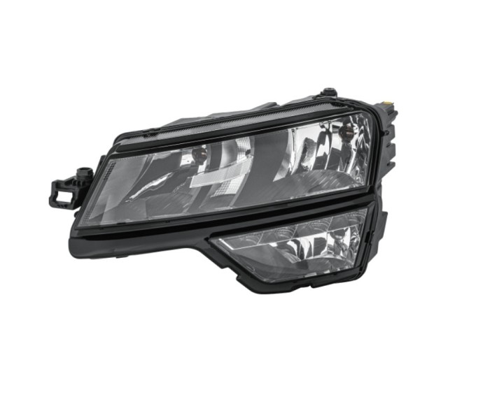 Far Skoda Karoq, 08.2017-02.2022, montare fata, stanga, cu lumini de zi tip LED; cu lampa ceata fata; H7+H7+H8+LED+PWY24W+W5W; electric; fara modul L