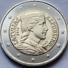 2 euro 2014 Letonia, km#157, unc