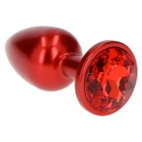 Cumpara ieftin Plug Anal Deep Red, rosu metalizat