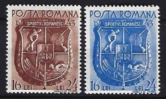 Romania 1943 - Lp 156 - Ziua Sporturilor - serie - MNH*** foto
