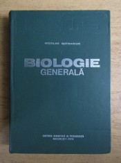 Nicolae Botnariuc - Biologie generala (1974, editie cartonata)