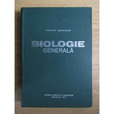 Nicolae Botnariuc - Biologie generala (1974, editie cartonata)