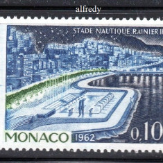 Monaco 1962, Sport, Arhitectura, serie neuzata, MNH