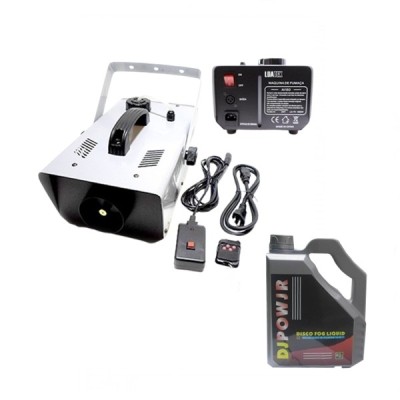 Set Mașină de fum profesionala si lichid fum 4.5 l, DEPOX&amp;reg;, telecomanda, 1500 w foto