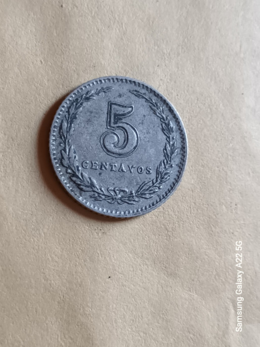 5 centavos 1904 argentina cupru nichel