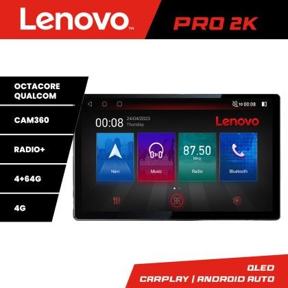 Navigatie Fiat 500L 2012-2017 K-500L Lenovo PRO 4+64 13 inch 2K android 4G DSP gps internet C CarStore Technology