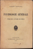HST C3855 Psychologie generale Tiree de l&#039;etude du reve 1919 Kaploun