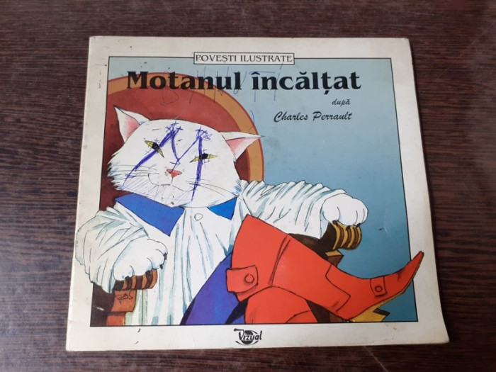 MOTANUL INCALTAT - CHARLES PERRAULT, ILUSTRATII DE ROMAN TOLICI