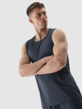 Cumpara ieftin Tank top de antrenament regular din materiale reciclate pentru bărbați - denim, 4F Sportswear