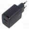BASEUS Alimentator Plug-in 5-12V DC 20W USB C și USB A Negru