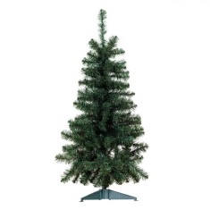 Brad de Crăciun Artificial, Model Verde, Diametru 0.6m, &Icirc;nălțime 1.20m, 146 Ramuri, Bază Metalică