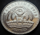 Cumpara ieftin Moneda exotica 5 RUPII / Rupees - MAURITIUS, anul 2018 *cod 5061 B = A.UNC, Africa