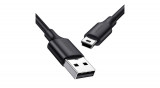 UGREEN US132 USB - cablu mini USB, 0,25m (negru)
