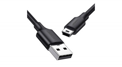 UGREEN US132 USB - mini USB k&amp;aacute;bel, 1,5m (fekete) foto