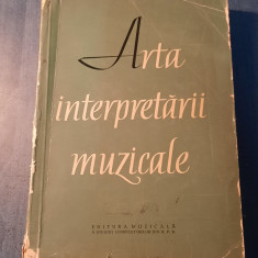 Arta interpretarii muzicale culegere de studii din literatura muzicala sovietica