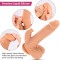 Vibrator Realist Thrusting Ultimate Pleasure Remote Control Silicon Lichid Natural 22 cm