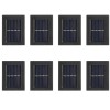 Set 8 Lampi Solare de Perete Decorative DELINY, Ip65 Rezistenta la Apa, Lumina Calda