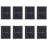 Cumpara ieftin Set 8 Lampi Solare de Perete Decorative DELINY, Ip65 Rezistenta la Apa, Lumina Calda