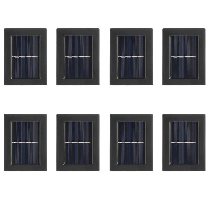 Set 8 Lampi Solare de Perete Decorative DELINY, Ip65 Rezistenta la Apa, Lumina Calda