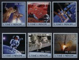 S. TOME E PRINCIPE 2003 - Cosmonautica / serie completa MNH, Nestampilat