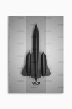 21mxm_aircrafts_043|Frameless Wall Poster, Fighter Jet Top View, Aviation Art, Canvas, 2025 Aviation Collection | A4 (21 x 29.7 cm) - 21mxm_aircrafts_