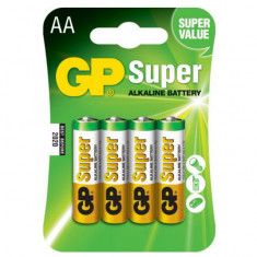 Baterie Alcalina Super GP R6 (AA), 4 buc blister foto