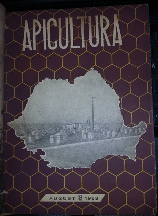 LOT 11 REVISTE VECHI 1963,Revista APICULTORUL,Sfaturi despre albinarit,T.GRATUIT