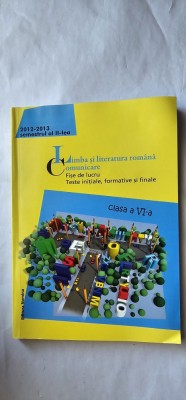 LIMBA SI LITERATURA ROMANA CLASA A VI A FISE LUCRU TESTE INITIALE FORMATIVE SI FINALE SEMESTRUL AL II LEA EDITURA NOMINA foto