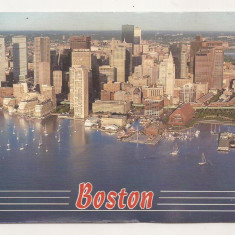 FS3 - Carte Postala - SUA - Boston Harbor , circulata 1998