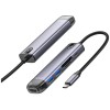 Mcdodo Adaptor Hub Usb-C Hdmi 4K 2X Usb-A Sd/Tf 6In1 Pentru Macbook