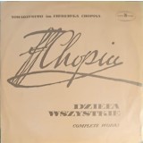 Disc vinil, LP. DZIELA WSZYSTKIE COMPLETE WORKS POLONAISES VOL.II-FRYDERYK CHOPIN-220881