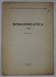 ROMANOSLAVICA , VIII . EXTRAS , 1963