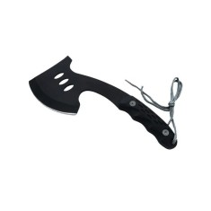 Topor Maner Anti Alunecare Cu Snur, Din otel, 25 cm, Cu Husa, negru