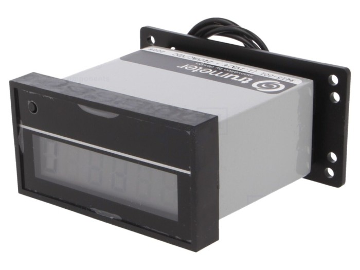 Contor electronic LCD cu ştergere manuală