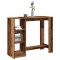 Gossi masa de bar cu raft lemn vechi 124x46x103,5 cm lemn prelucrat