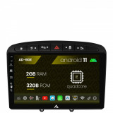 Cumpara ieftin Navigatie Peugeot 308 408 (2008-2013), Android 11, E-Quadcore 2GB RAM + 32GB ROM, 9 Inch - AD-BGE9002+AD-BGRKIT265