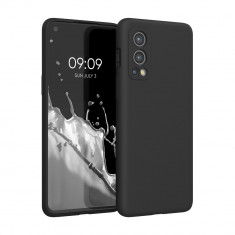 Husa pentru OnePlus Nord 2 5G, Silicon, Negru, 56070.01, kwmobile