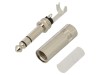 Conector Jack stereo 6,3mm drept