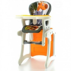 Scaun de masa multifunctional EURObaby HB-GY01- Portocaliu foto