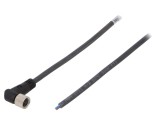 Cablu Conectare M8 3-Pin Unghi 5m 60VAC 4A PUR