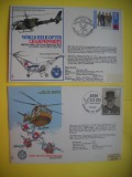 HOPCT PLIC FDC S NR 263 SET 2 FDC AVIATIE MILITARA-AVION-ANGLIA UK